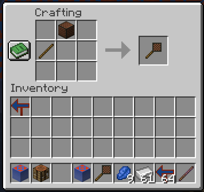 Crafting recipe for the Musical Stick
