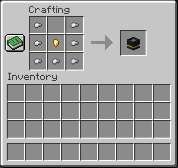 Crafting recipe for the Pot